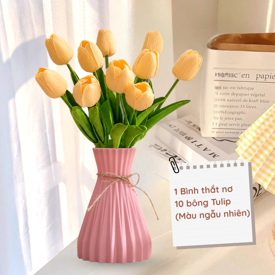 Bình Hoa 10 Tulip