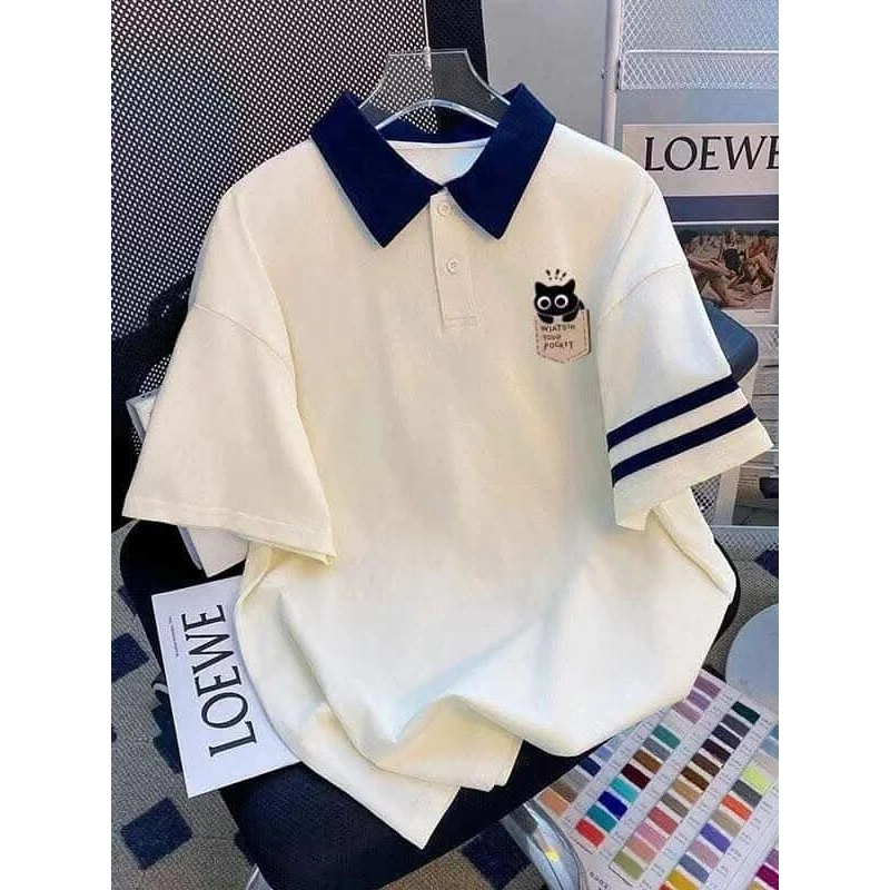 Áo polo nam nữ công sở 100% cotton