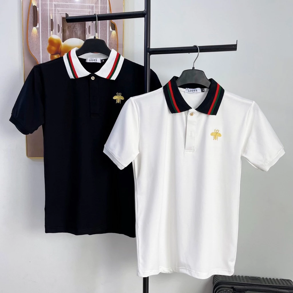 Áo thun nam boy phố cổ trụ vải poly co giãn 4 chiều thêu logo