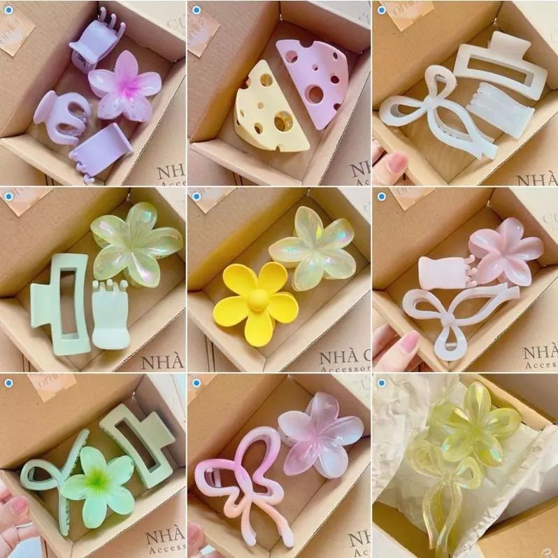 Cài Tóc Hoa, Nơ, Gấu Bông